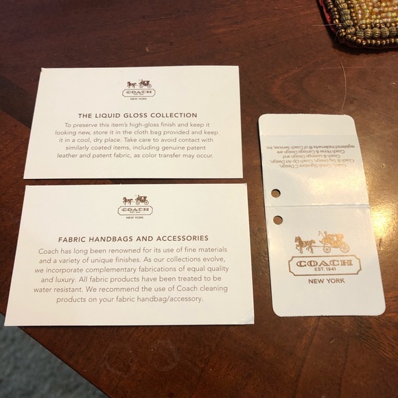 Coach Pop Gloss Hot Pink Wristlet NWT - Picture 5 of 6